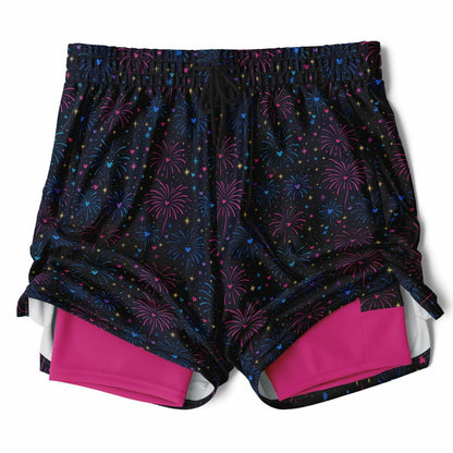 Fireworks Men's Double Layer Pocket Shorts