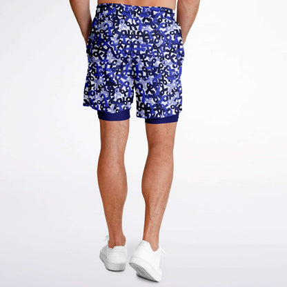 Blue Ribbon Men's Double Layer Athletic Shorts