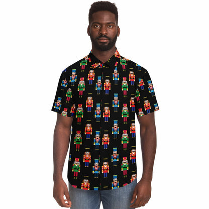 Nutcracker Short Sleeve Button Down Shirt