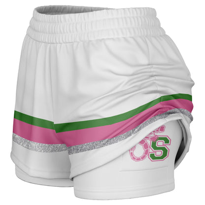 Zombie Cheerleader Double Layer Shorts