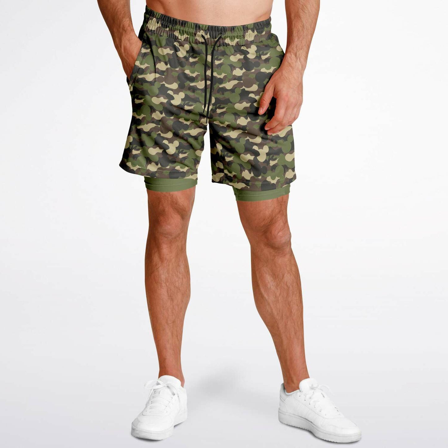 Camo Collection Men's Double Layer Shorts