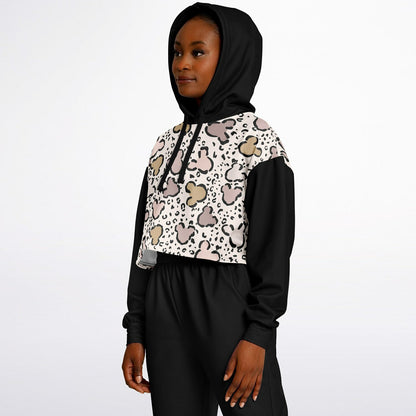 Leopard Collection Cropped Hoodie