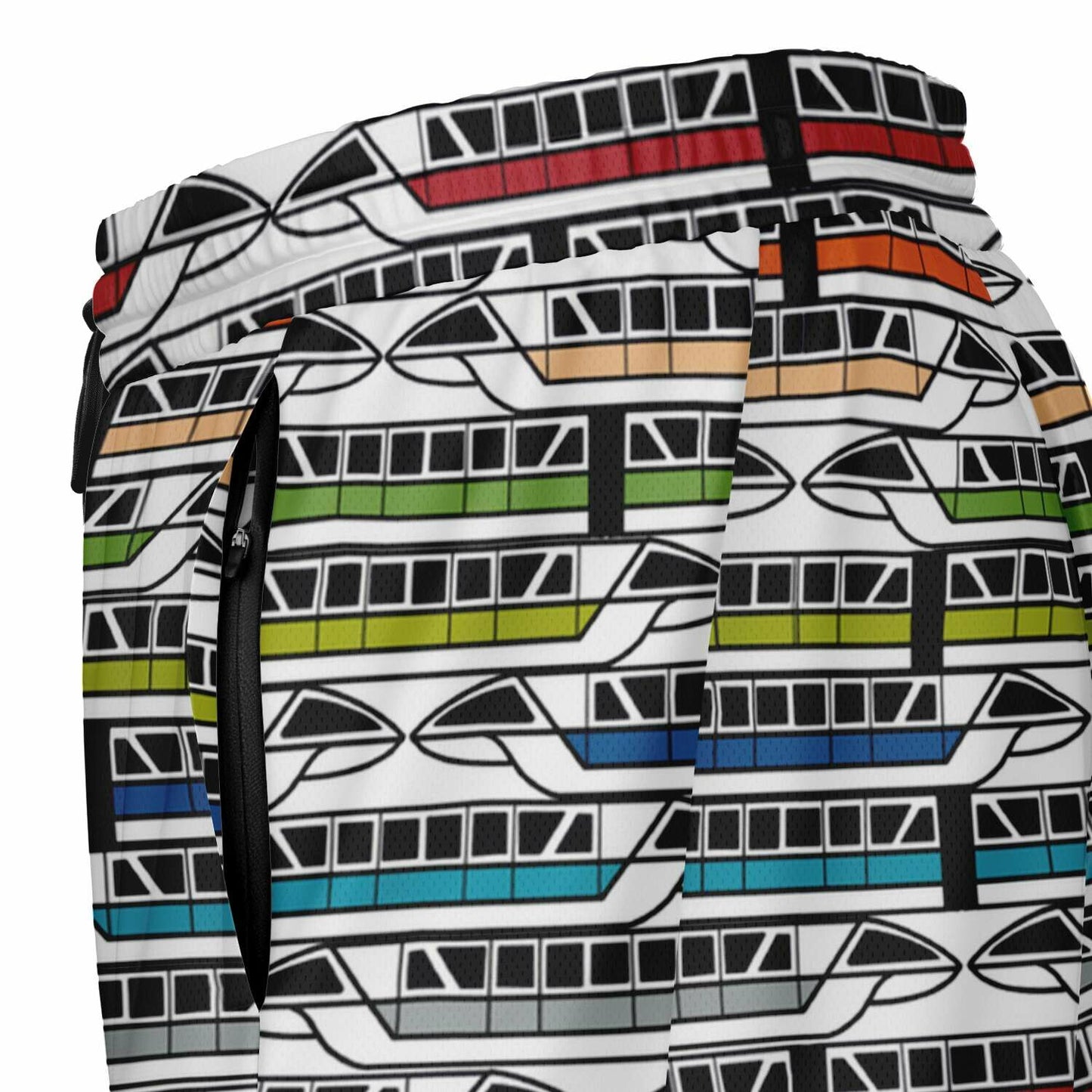 Monorail Collection Men's Double Layer Pocket Shorts