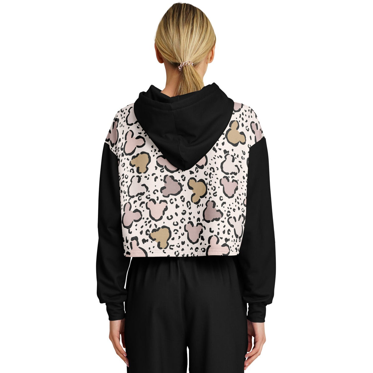 Leopard Collection Cropped Hoodie