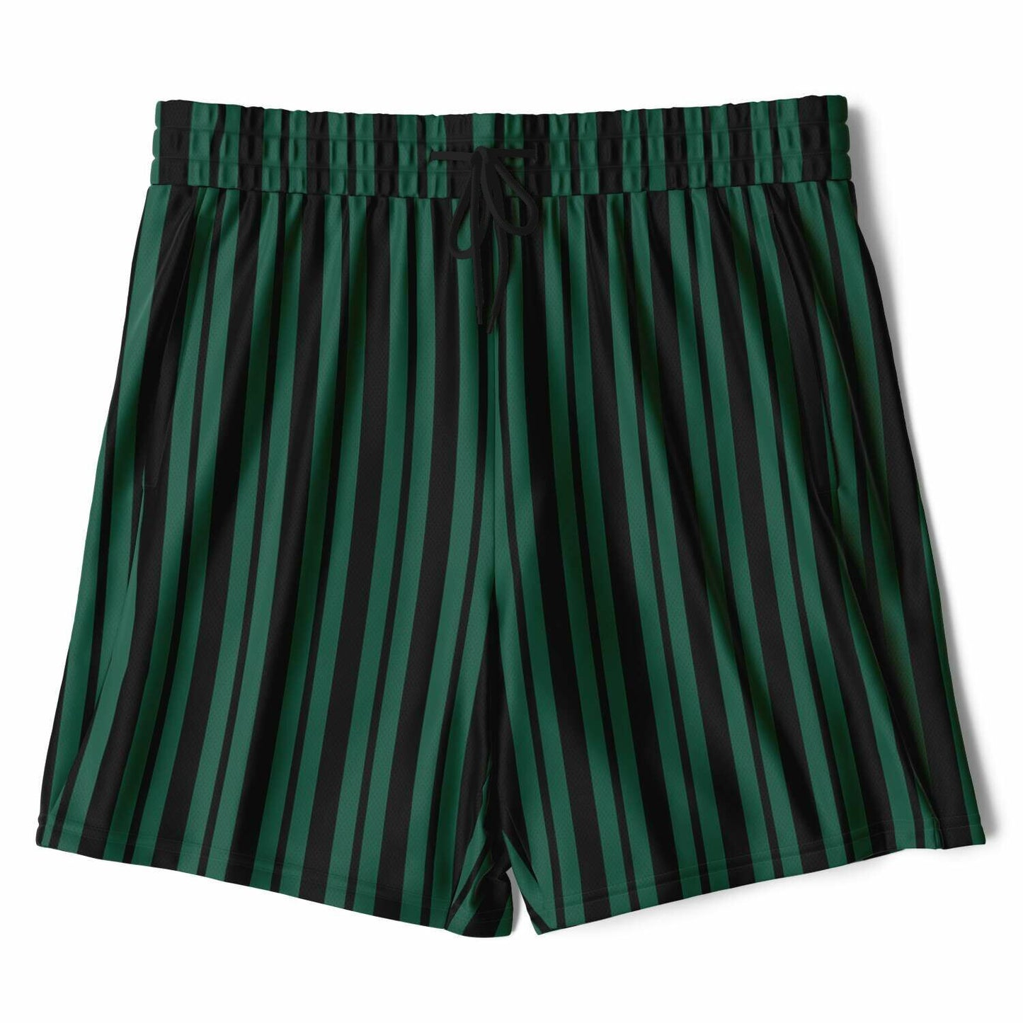 Haunted Green Wallpaper Men's Double Layer Shorts