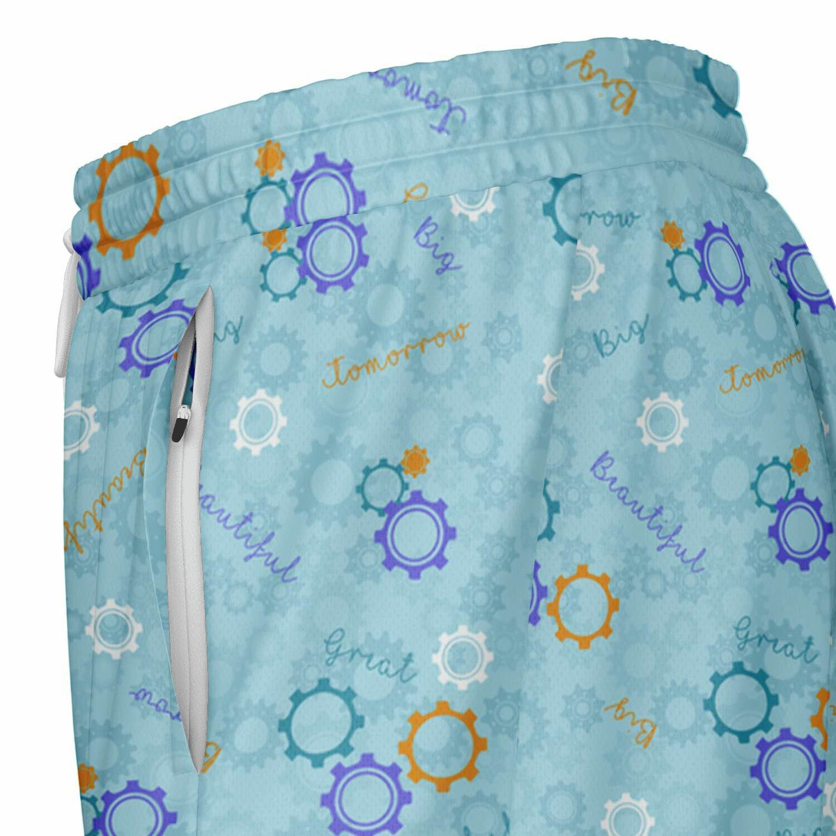 Blue Carousel Collection Men's Double Layer Pocket Shorts