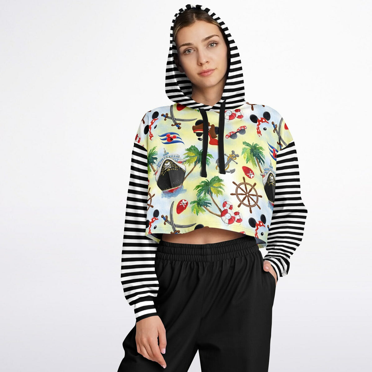 Pirate Collection Cropped Hoodie