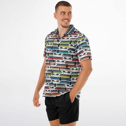 Monorail Collection Short Sleeve Button-Down Shirt