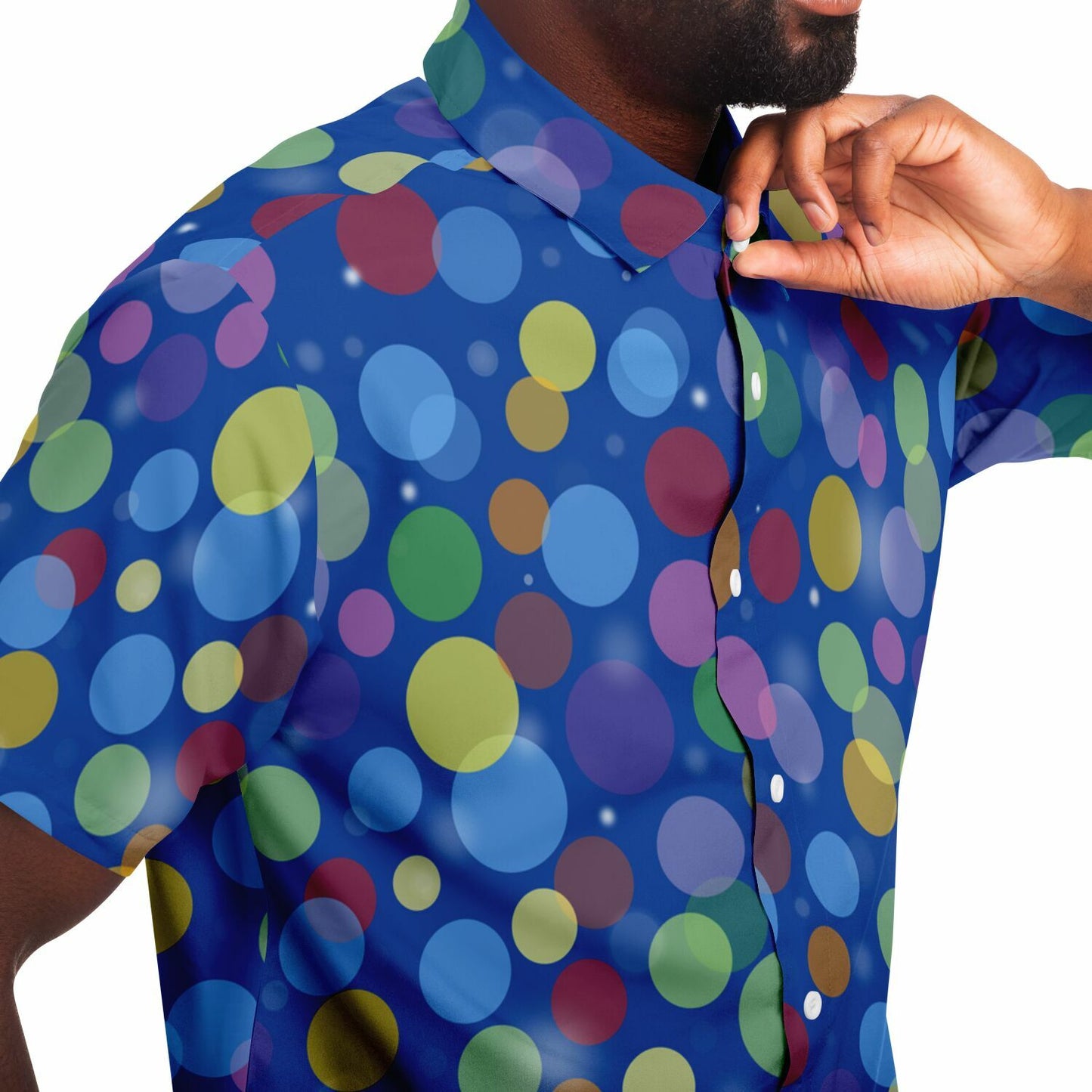 Core Memory Orbs Short Sleeve Button Down Shirt