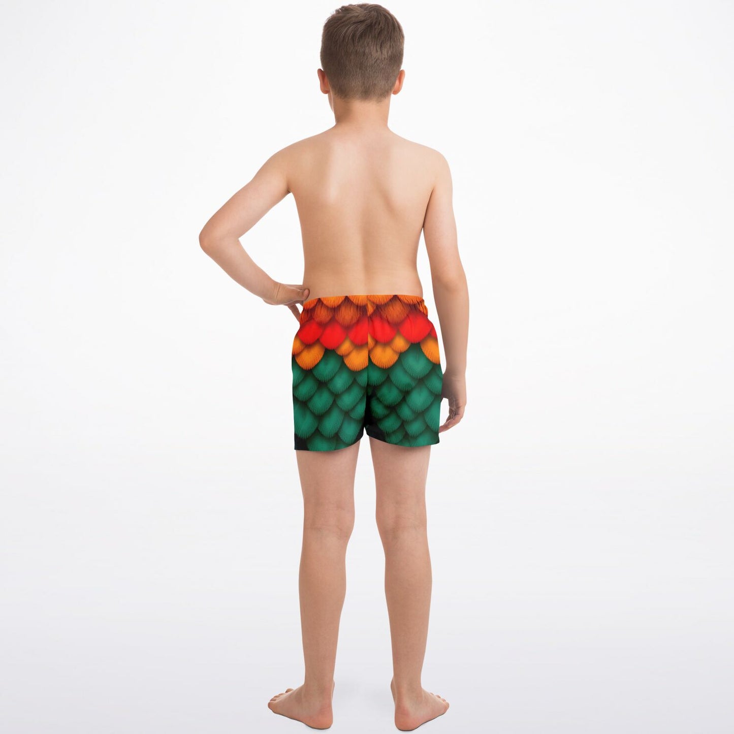 Crazy Bird Kid's Swim Trunks