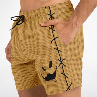 Nightmare Collection Brown BoogieMan Swim Trunks Men