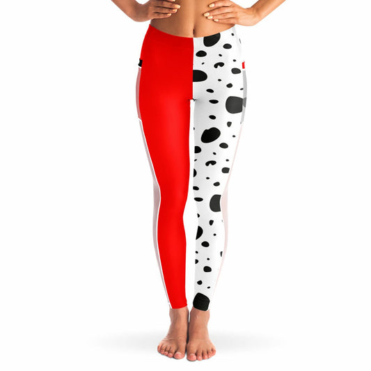 Dalmation Mesh Pocket Leggings