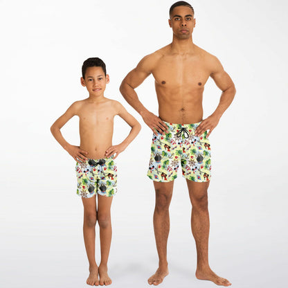 Father & Son Pirate Swim Trunks