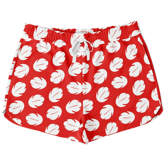 Hawaiian Girl Athletic Shorts