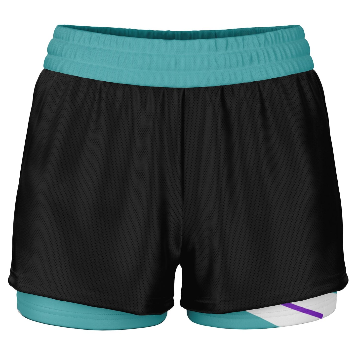 Glitch Girl Double Layer Pocket Shorts