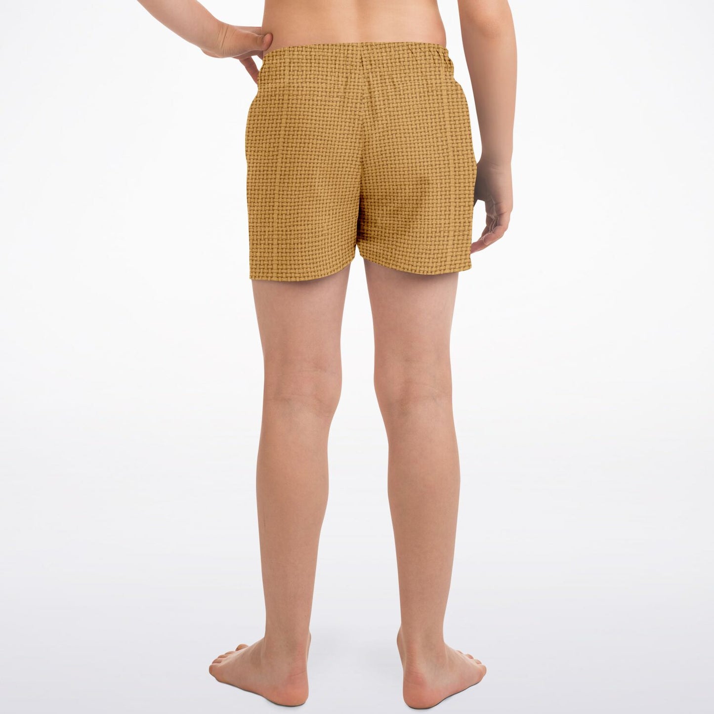 Nightmare Collection Brown Boogie Man Kids Swim Trunks