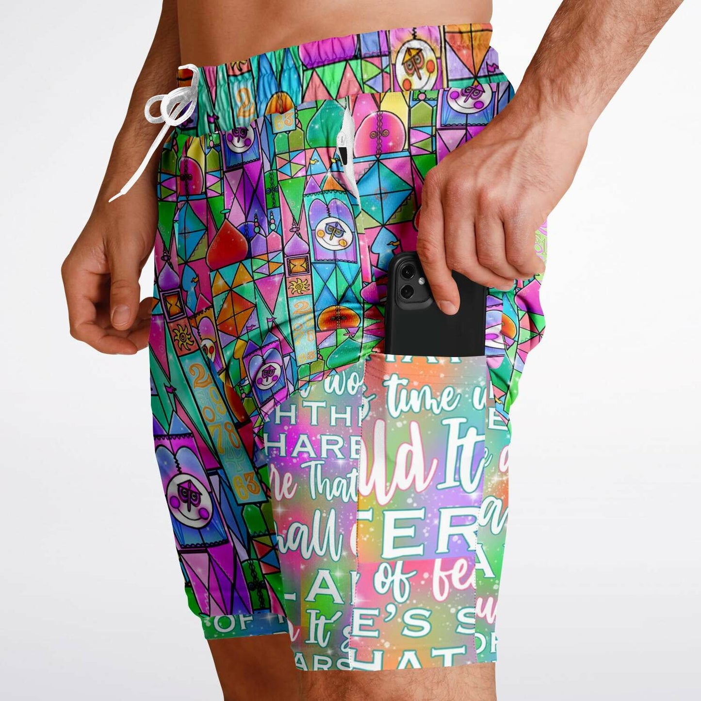 After All Men's Double Layer Pocket Shorts