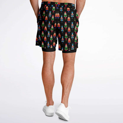 Nutcracker Men's Double Layer Pocket Shorts