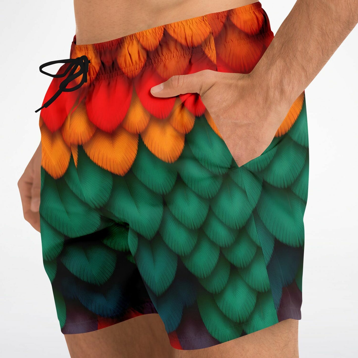Crazy Bird Swim Trunks Men