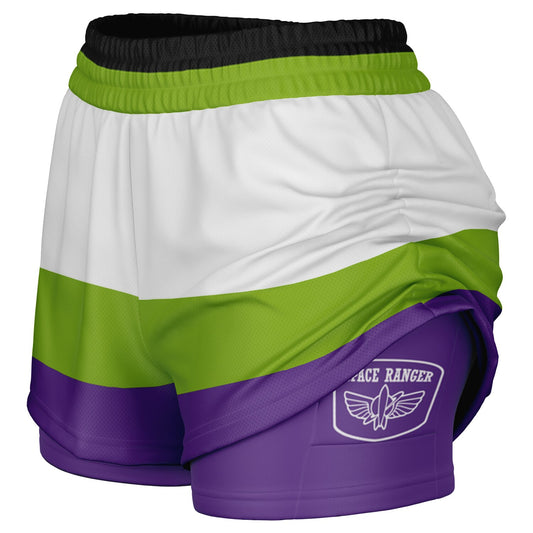 Space Ranger Double Layer Pocket Shorts