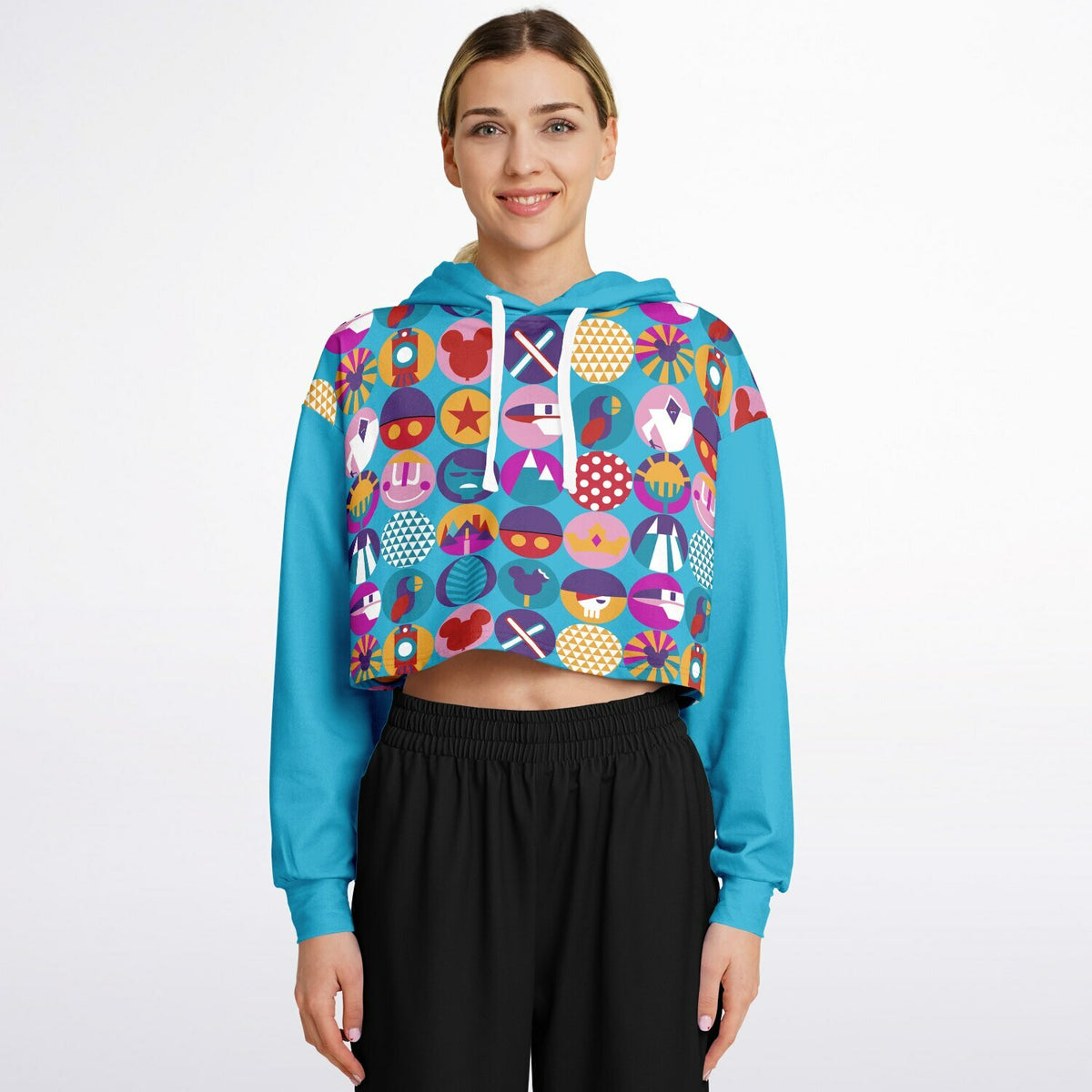 Park Cups Cropped Hoodie