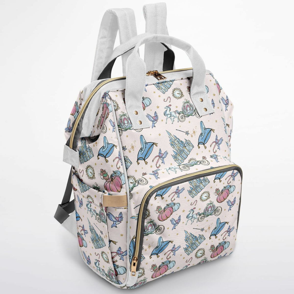 Glass Slipper Diaper Bag Backpack