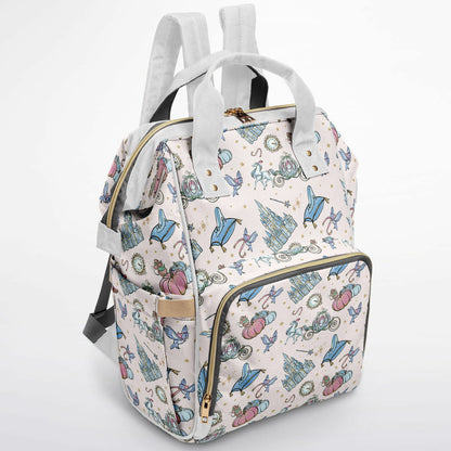 Glass Slipper Diaper Bag Backpack