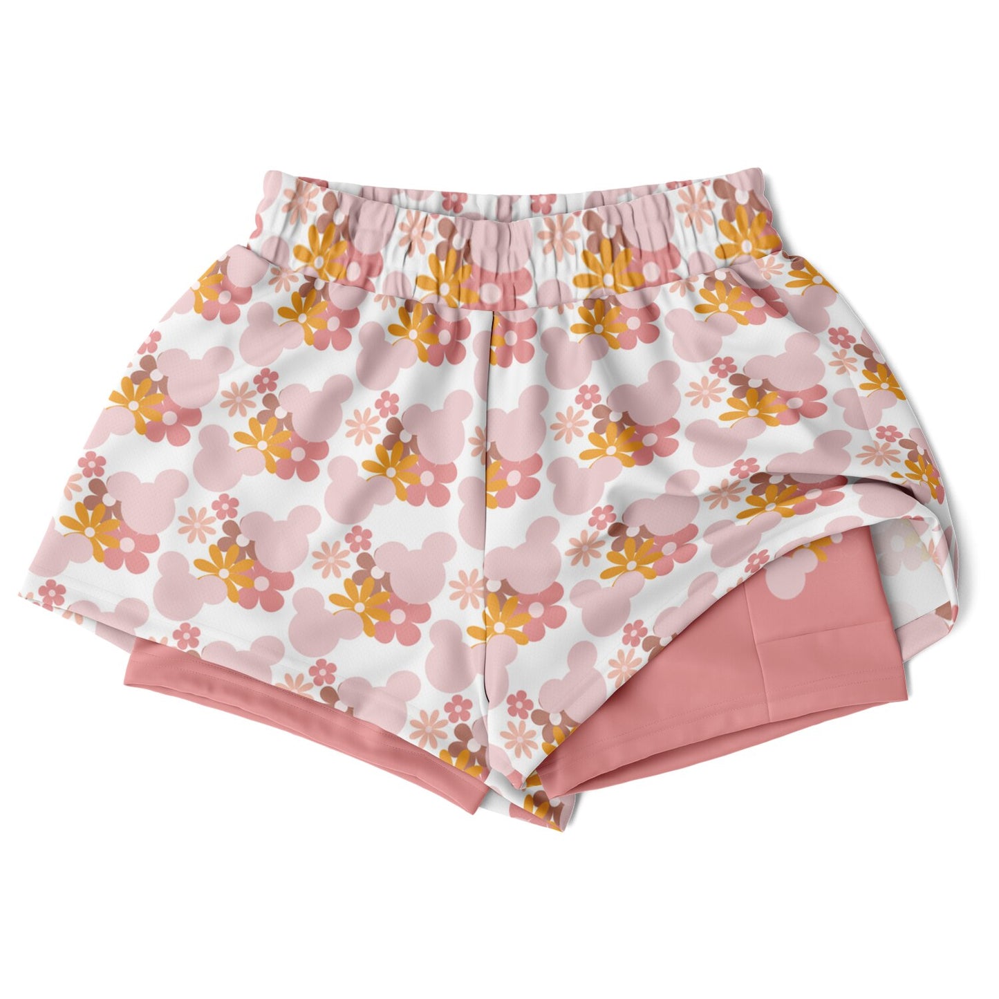 Park Flowers Double Layer Pocket Shorts