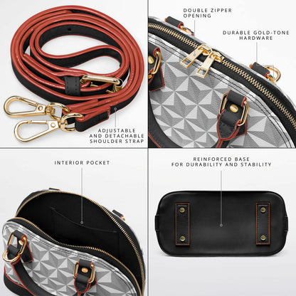 Spaceship Dome Satchel Handbag