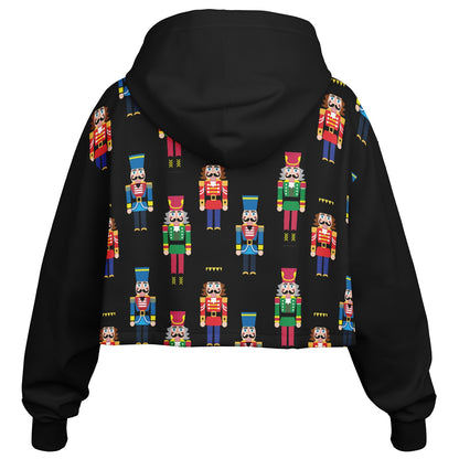 Nutcracker Cropped Hoodie