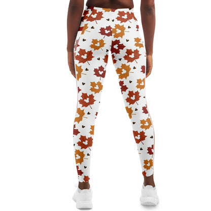 Leaf Collection Light Mesh Pocket Leggings