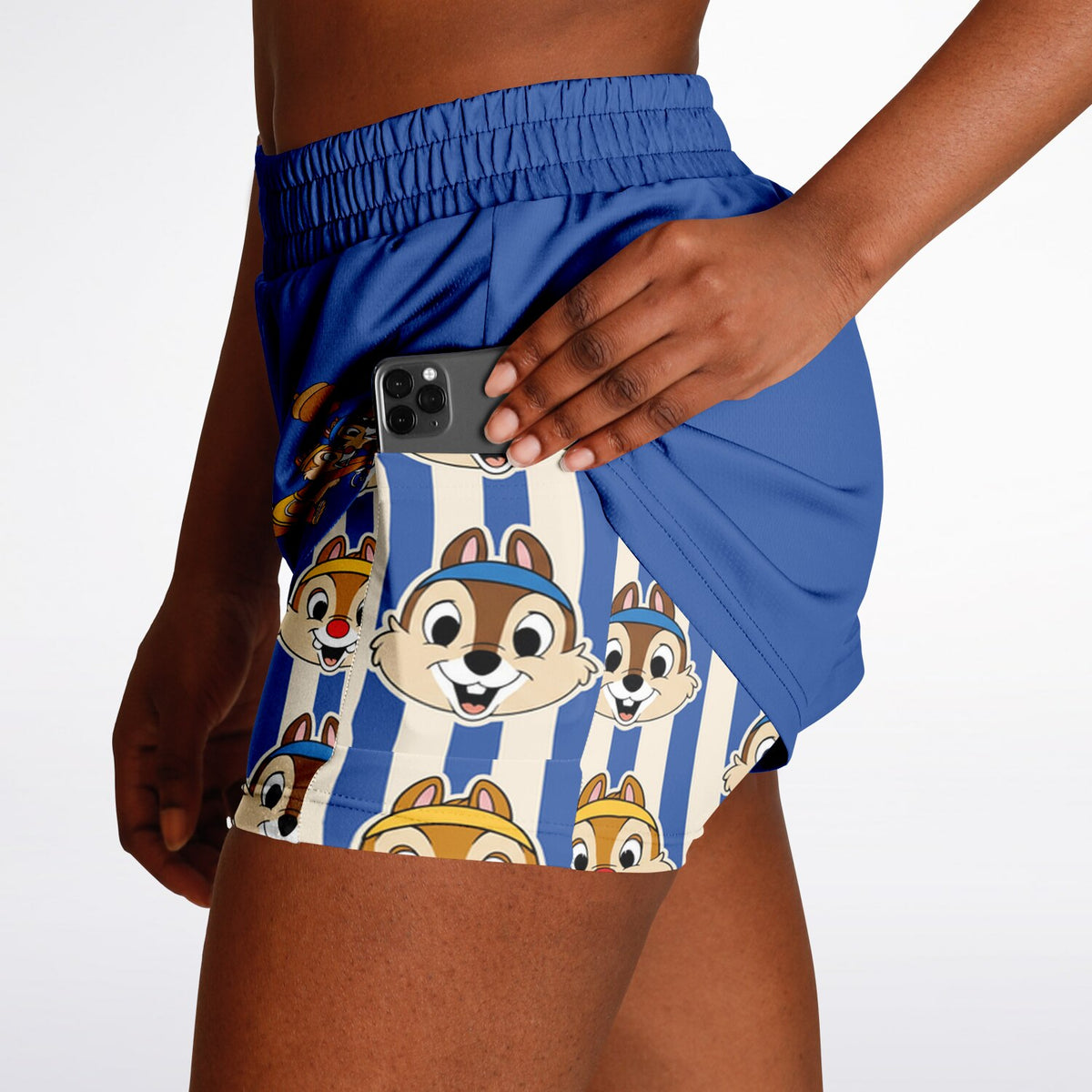 Chipmunks Double Layer Pocket Shorts