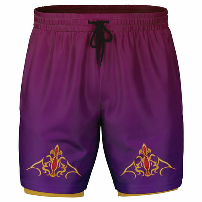 Arabian Nights Men's Double Layer Pocket Shorts