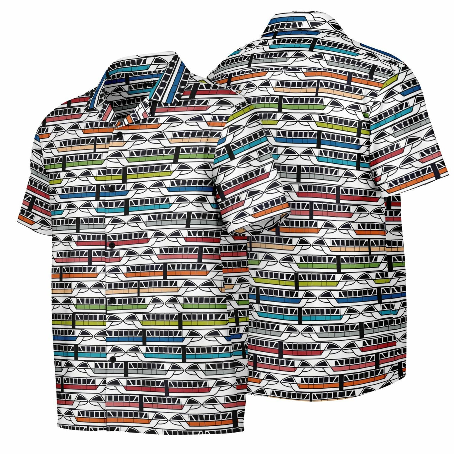 Monorail Collection Short Sleeve Button-Down Shirt