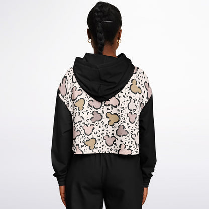 Leopard Collection Cropped Hoodie