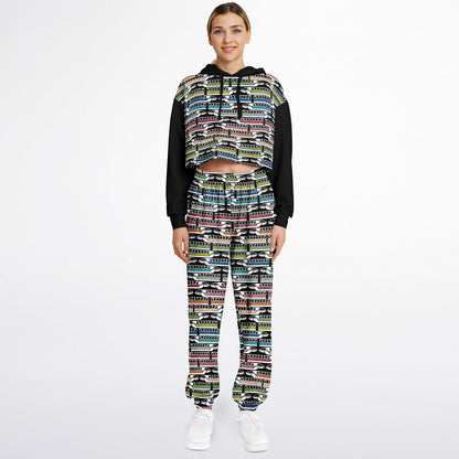 Monorail Cropped Hoodie & Sweatpants