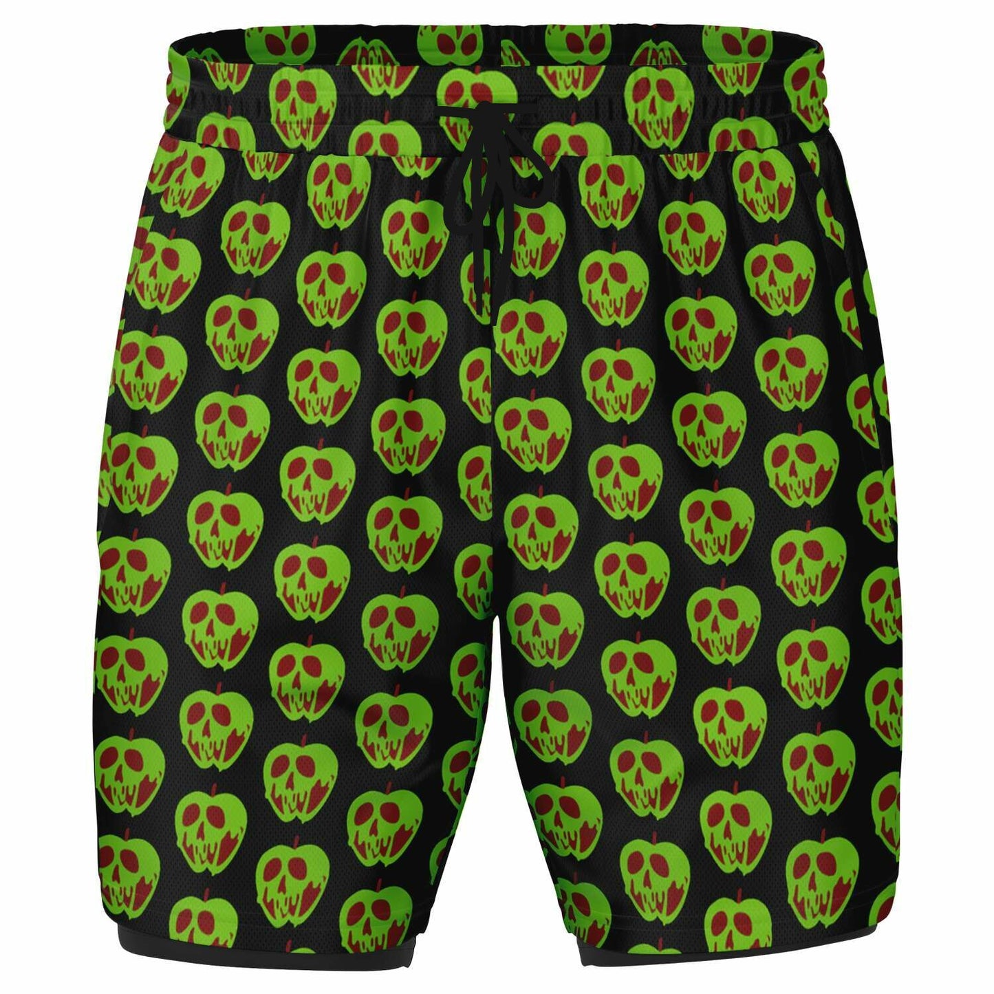 Evil Apple Men's Double Layer Shorts
