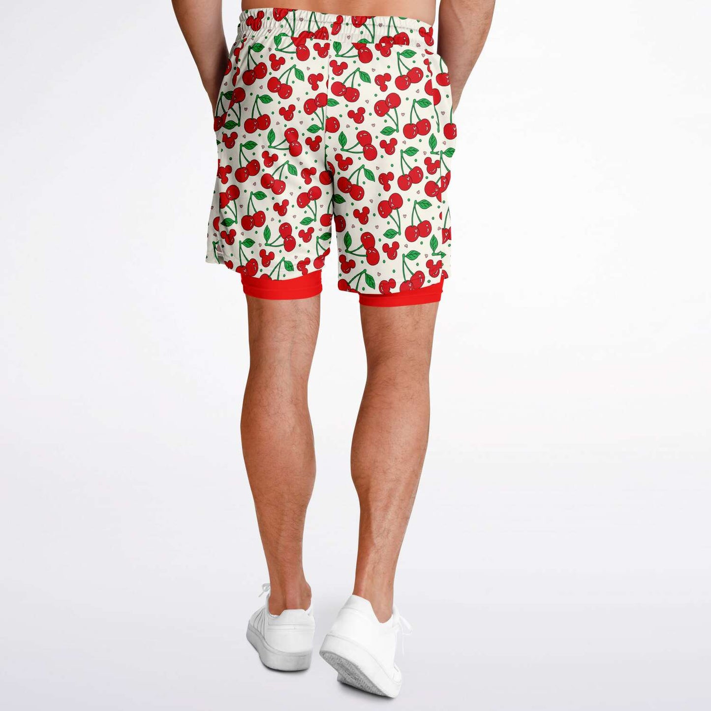 Cherry Collection Men's Double Layer Pocket Shorts