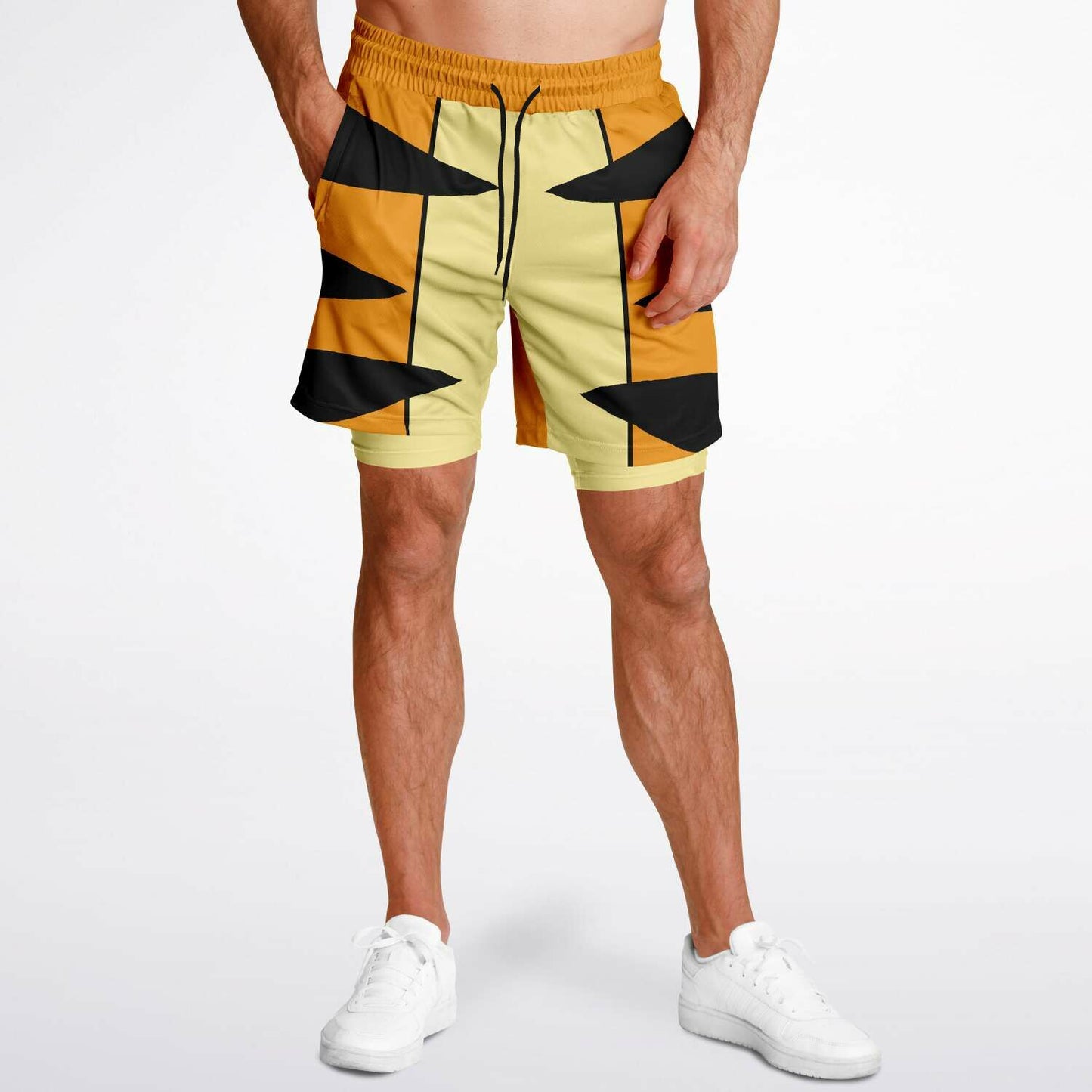 Tiger Men's Double Layer Pocket Shorts