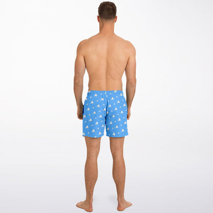 Toy Collection Cloud Wallpaper Men's Swim Trunks