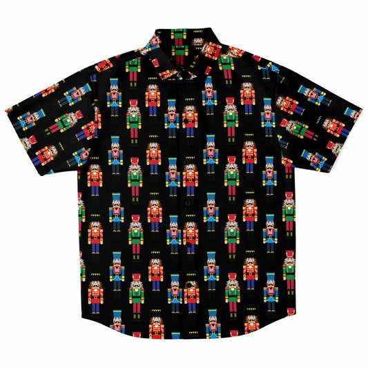 Nutcracker Short Sleeve Button Down Shirt