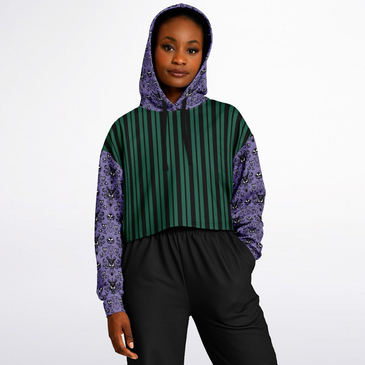 Haunted Collection Cropped Hoodie