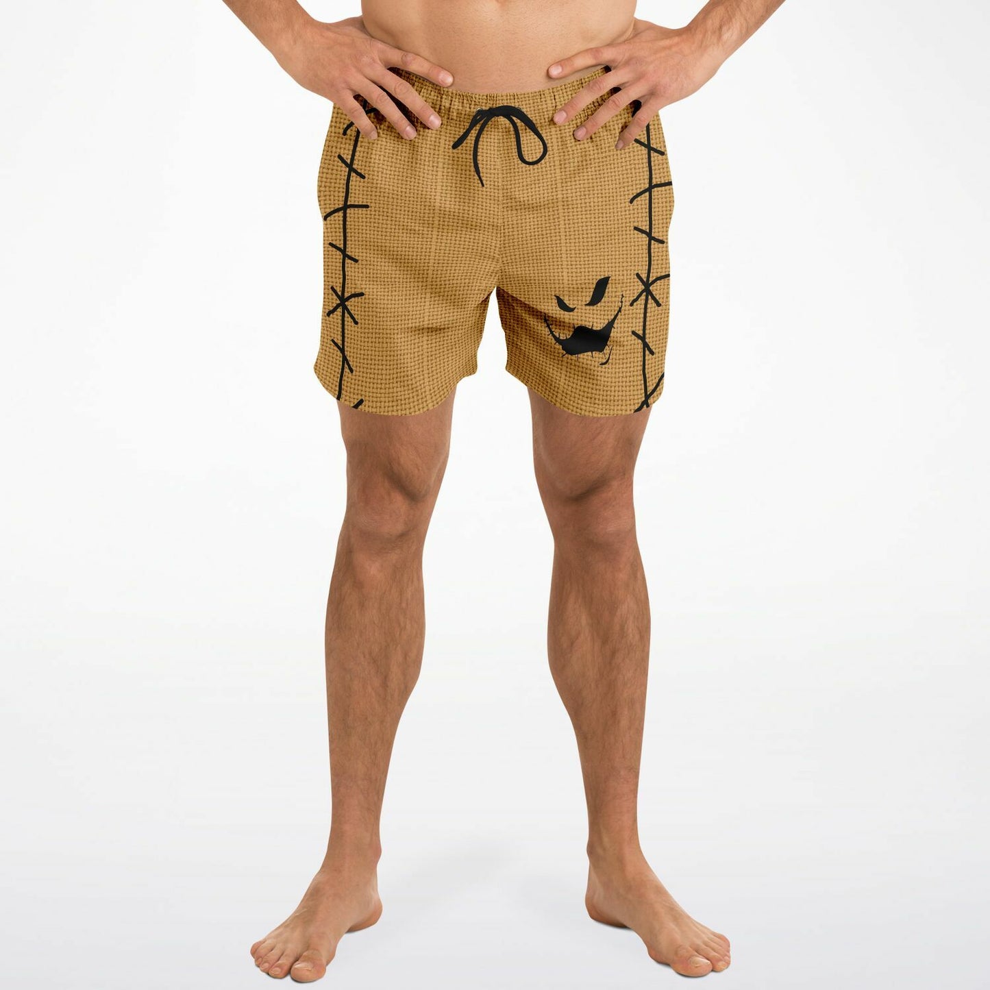 Nightmare Collection Brown BoogieMan Swim Trunks Men