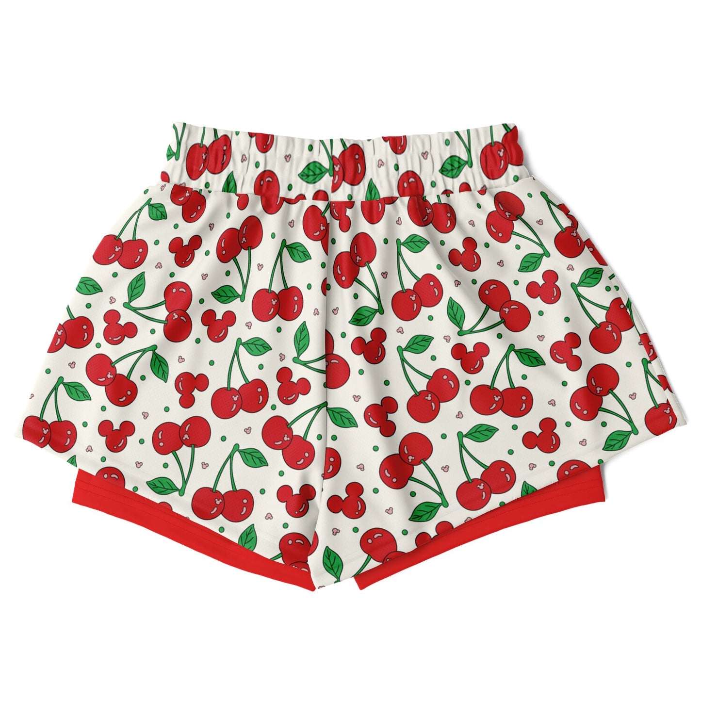 Cherry Collection Double Layer Pocket Shorts