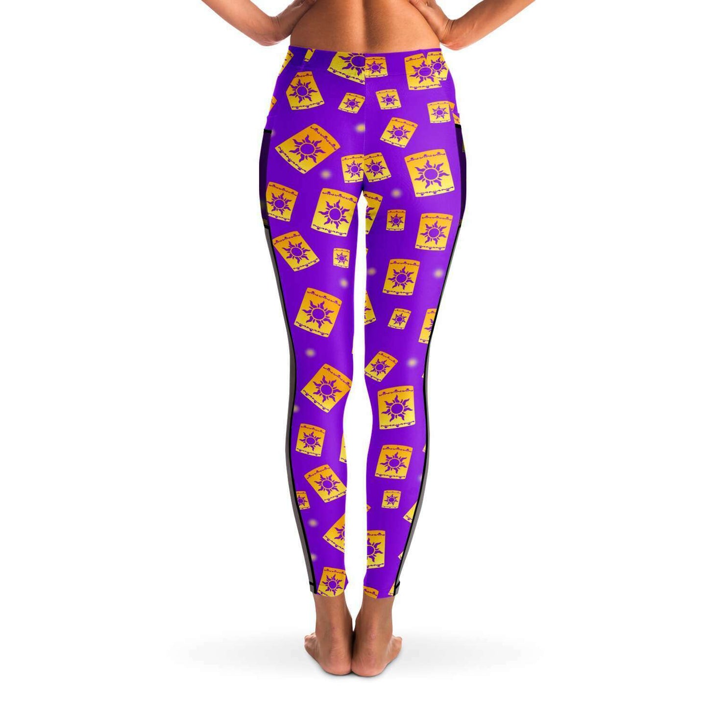 Tangled Lanterns Mesh Pocket Leggings