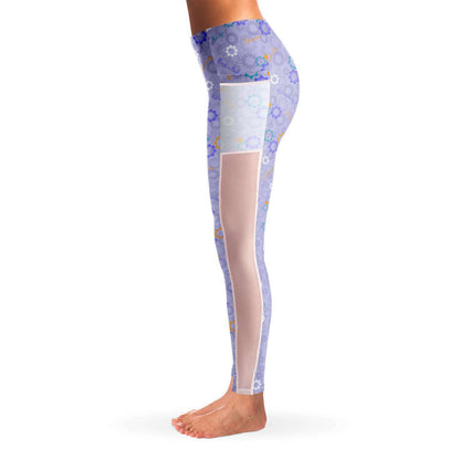 Carousel of Progress Purple Mesh Leggings