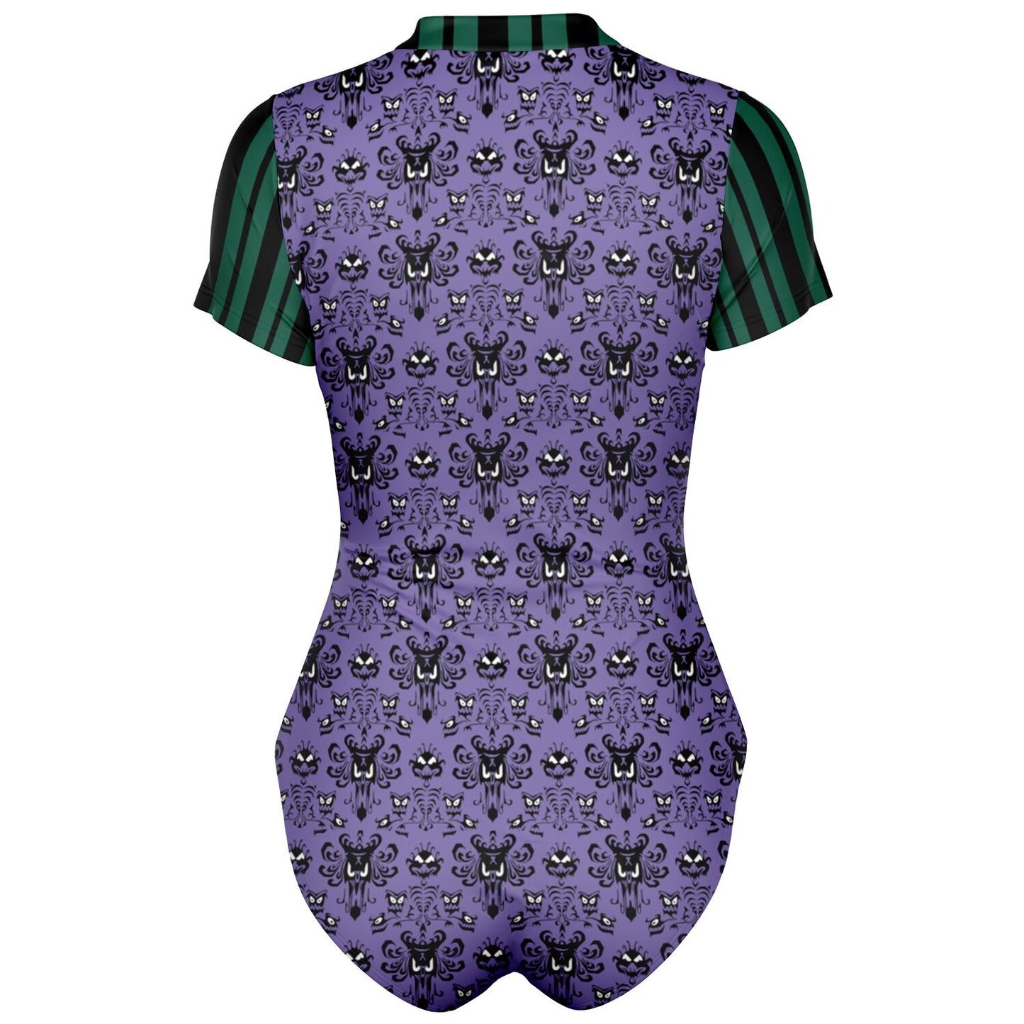 Haunted Wallpaper Short Sleeve Rash Guard