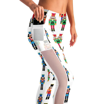 Nutcracker Mesh Pocket Leggings