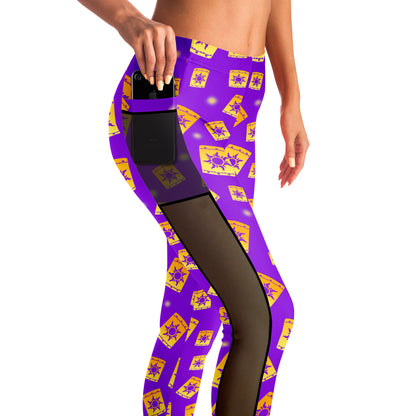 Tangled Lanterns Mesh Pocket Leggings