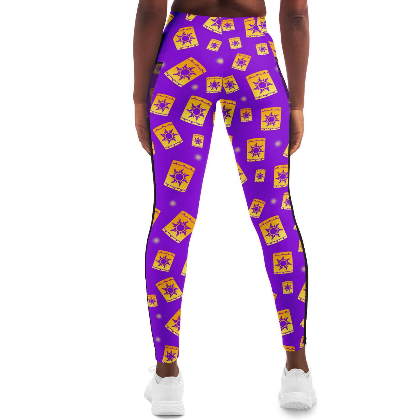 Tangled Lanterns Mesh Pocket Leggings